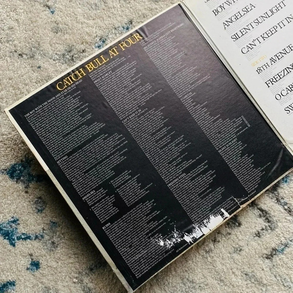 𝅺CAT Stevens Catch Bull  At Four vinyl - Picture 3 of 5